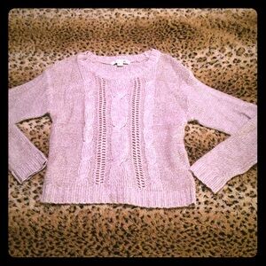 Tan Sweater with front pattern Forever21